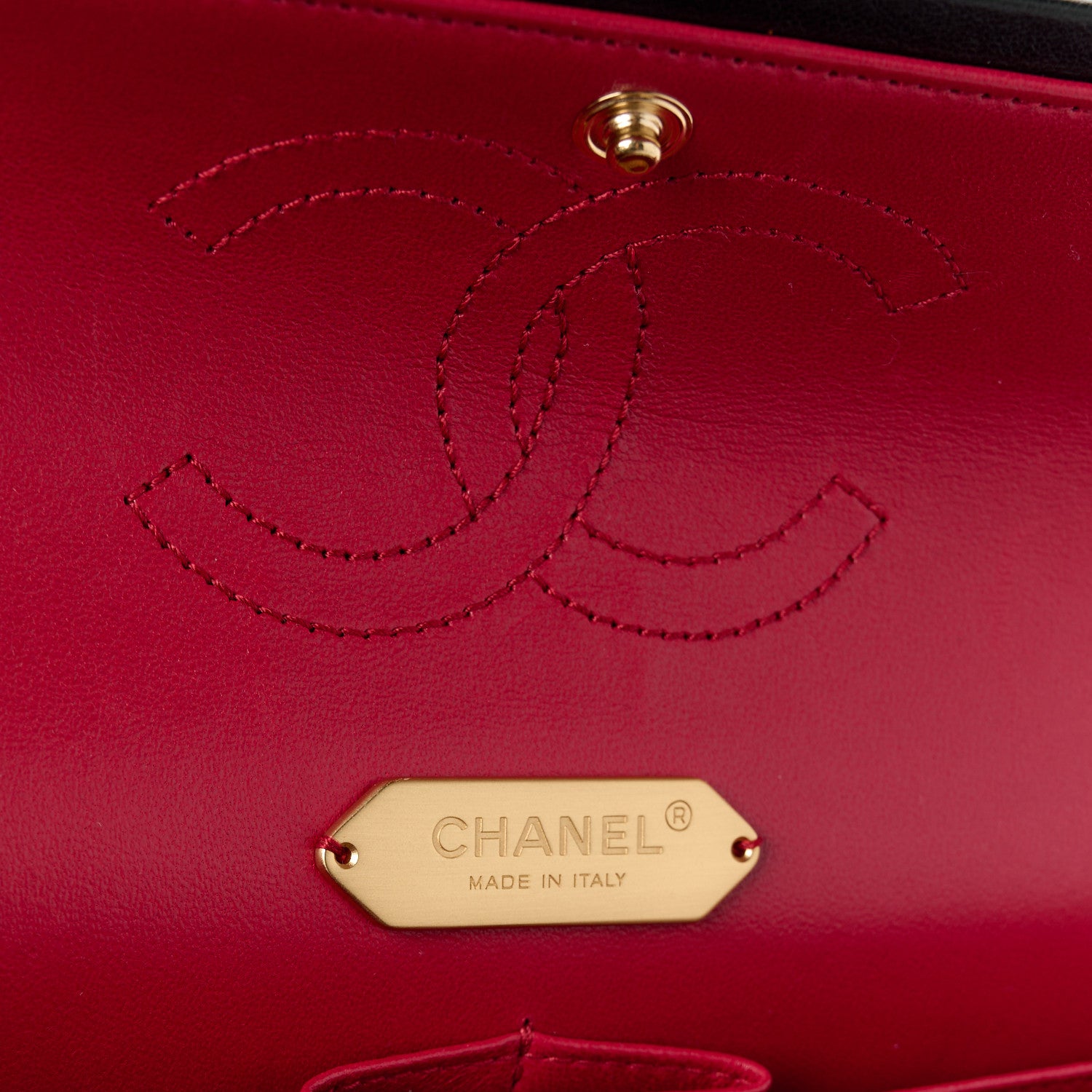 Chanel Lambskin Timeless Classic Chained Double Flap Black 6 of 10