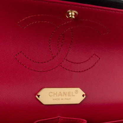 Chanel Lambskin Timeless Classic Chained Double Flap Black 6 of 10