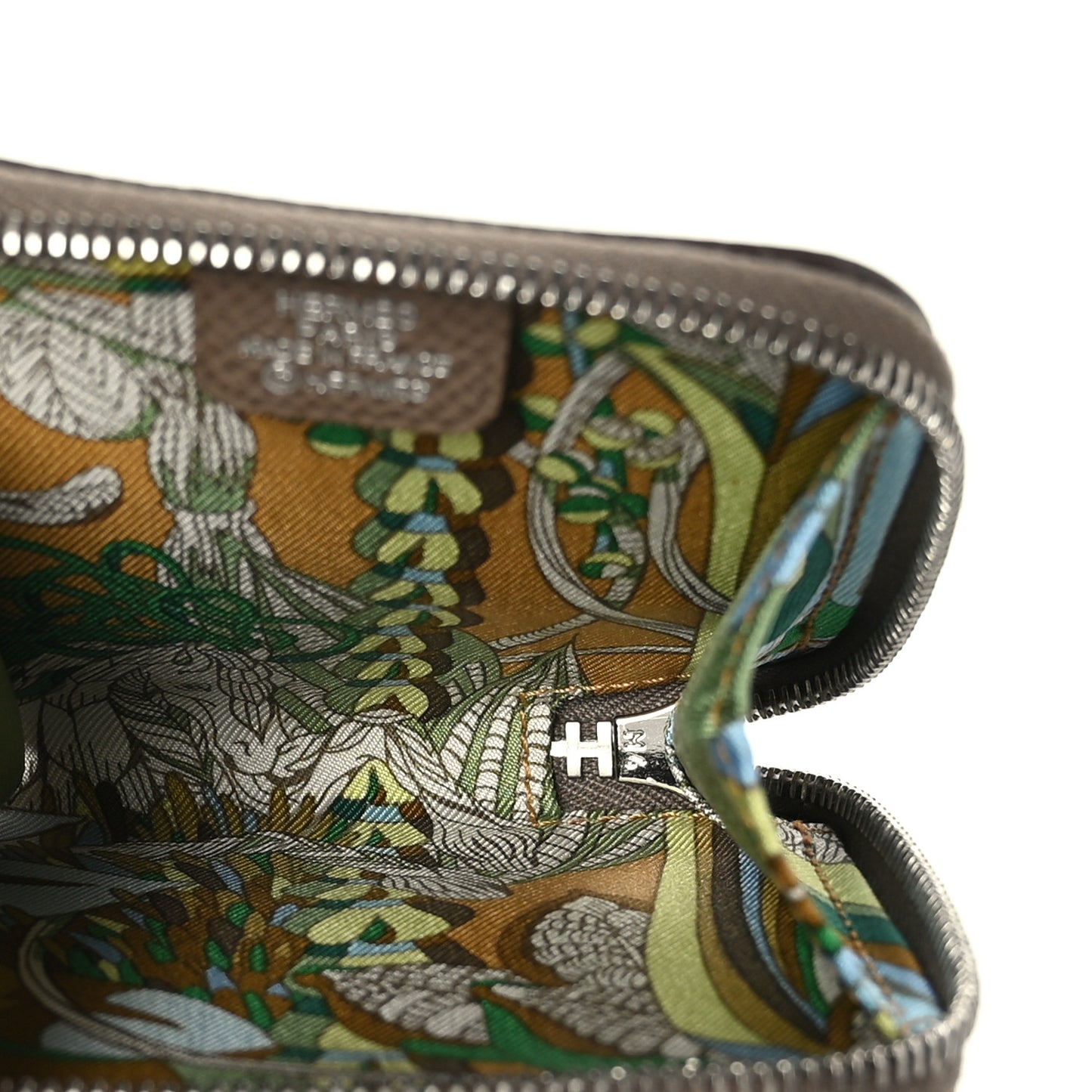 Epsom Silk'In Coin Purse Etoupe