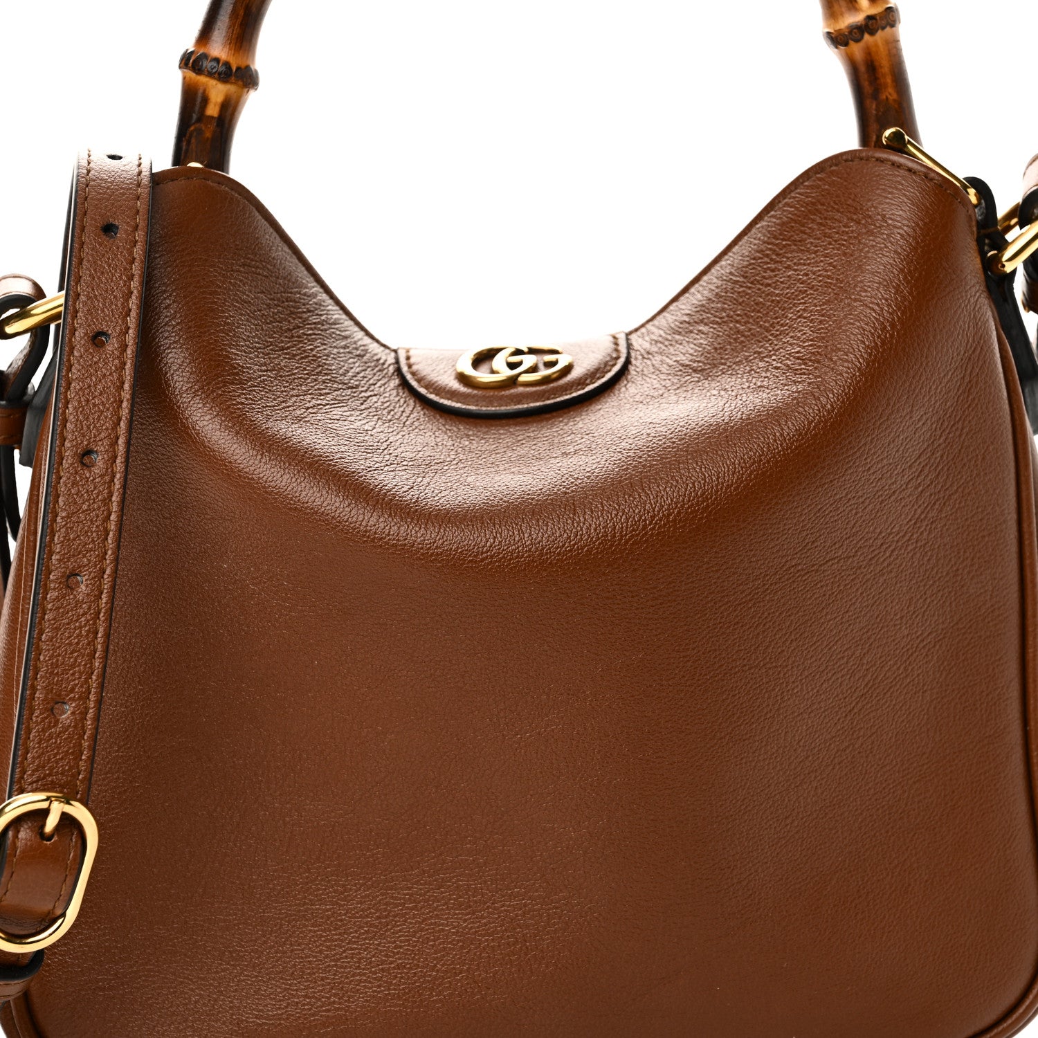 Gucci Softy Wonka Textured Dollar Calfskin Small Diana Shoulder Bag Cuir 8 of 11