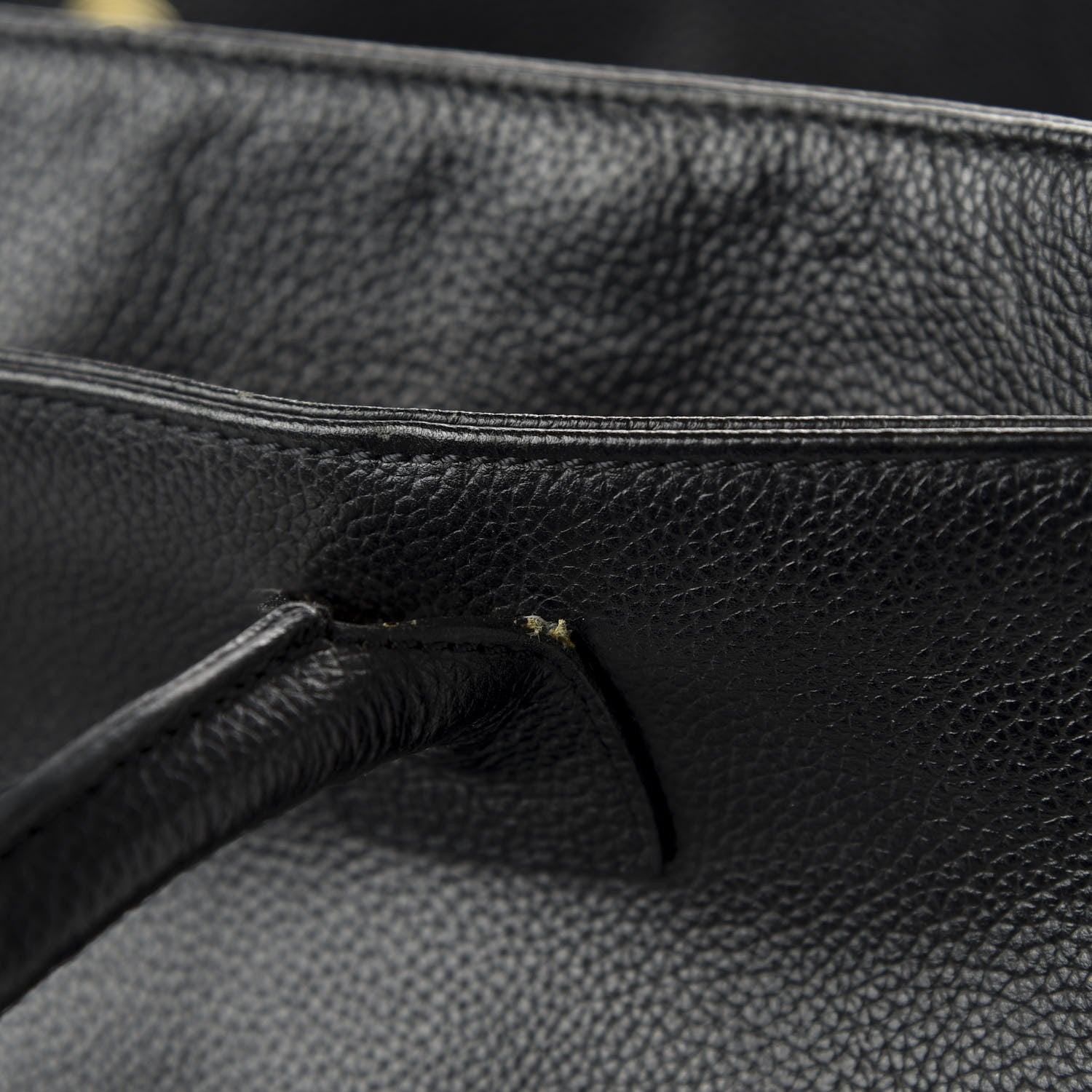 Chanel Calfskin Cerf Executive Shopper Tote Black 12 of 12
