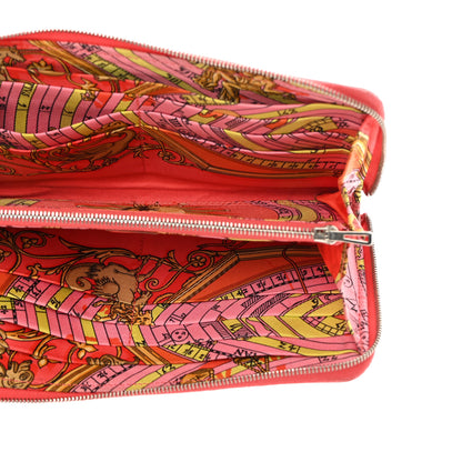 Hermes Epsom Silk'In Wallet Rose Jaipur 5 of 7