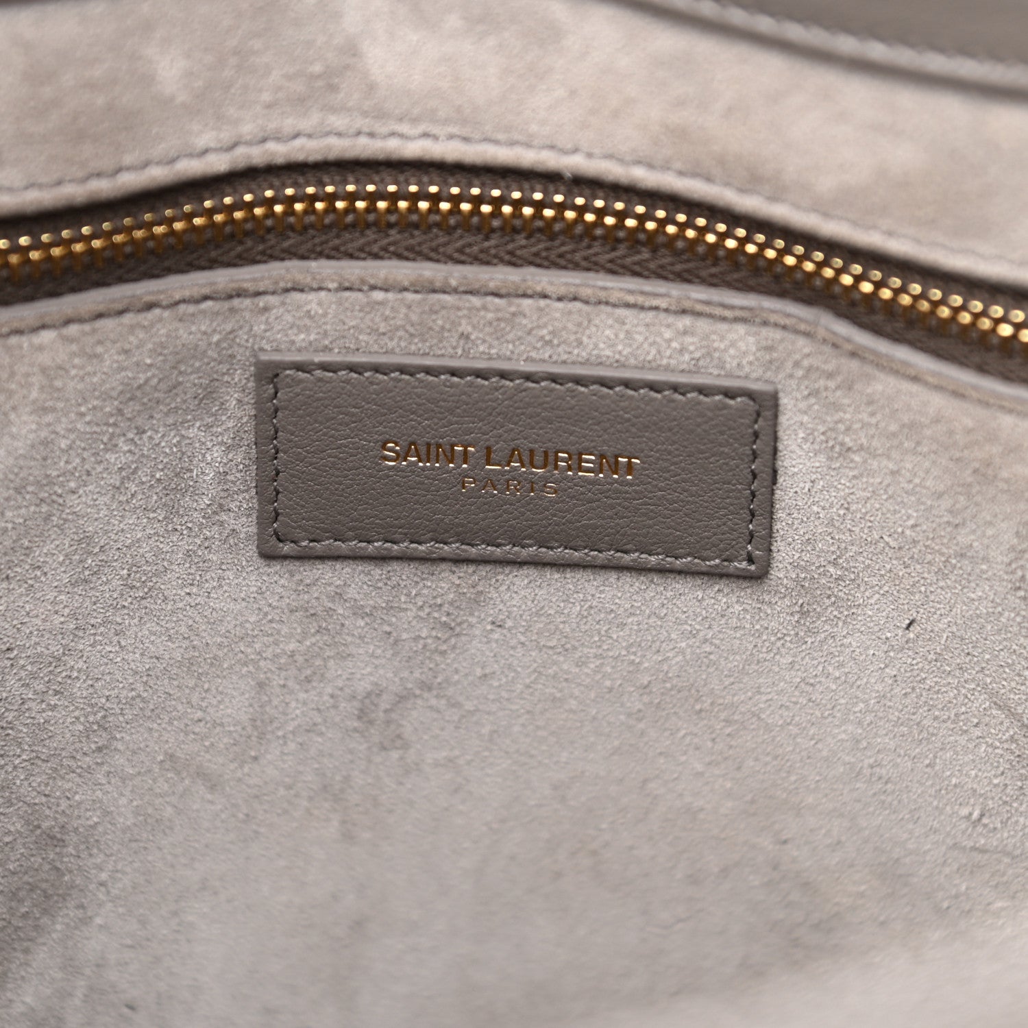 Saint Laurent Calfskin Large Sac De Jour Carryall Grey 7 of 19