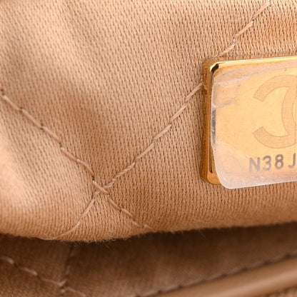 Chanel Shiny Calfskin Quilted Chanel 22 Beige 8 of 11