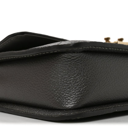 Louis Vuitton Metallic Empreinte Metis Wallet On Chain Gun Metal 8 of 10