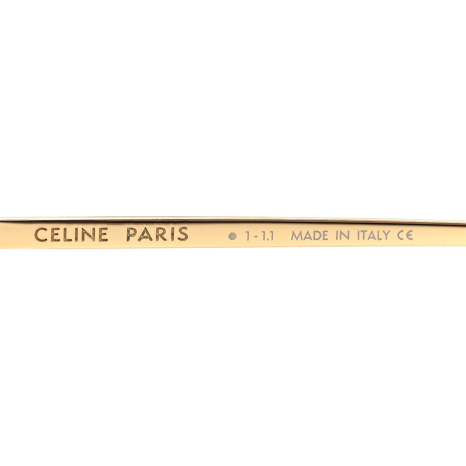 Celine Metal Round Sunglasses CL40100U Gold 5 of 8