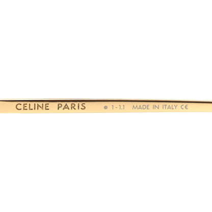 Celine Metal Round Sunglasses CL40100U Gold 5 of 8