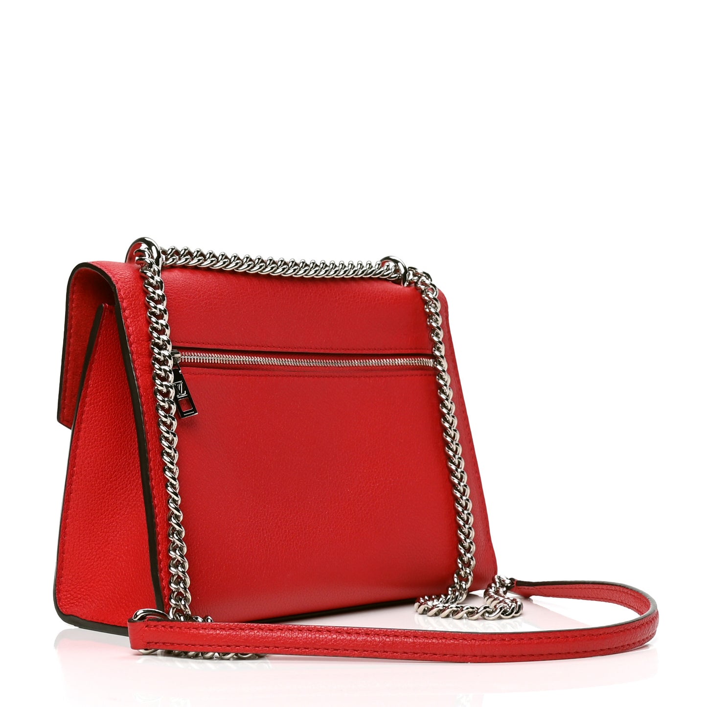 Soft Calfskin Mylockme Chain Bag BB Rubis