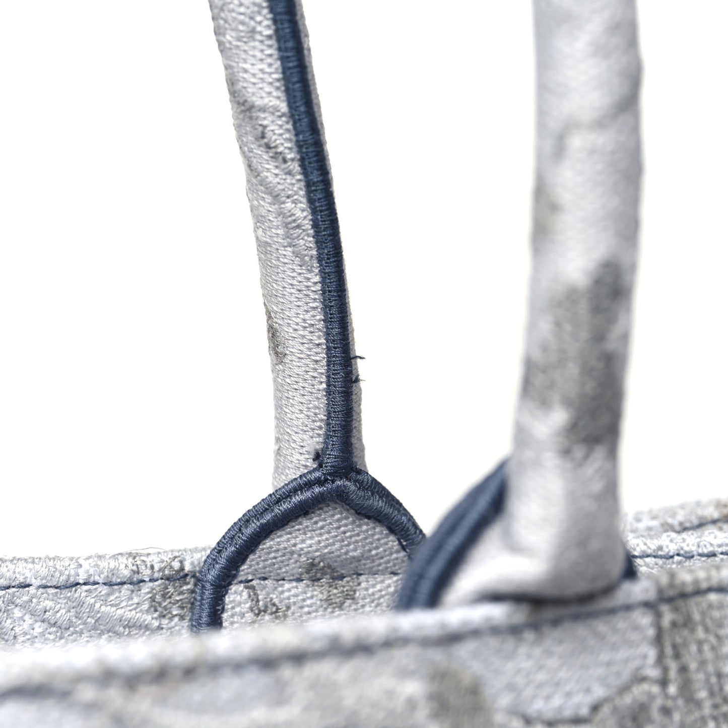 Gradient Canvas Embroidered Large Dioriviera Toile De Jouy Book Tote Blue