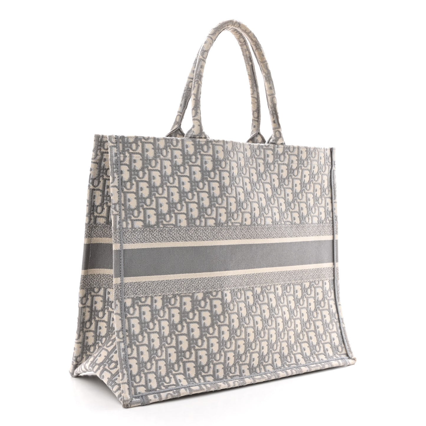 Oblique Large Book Tote Grey