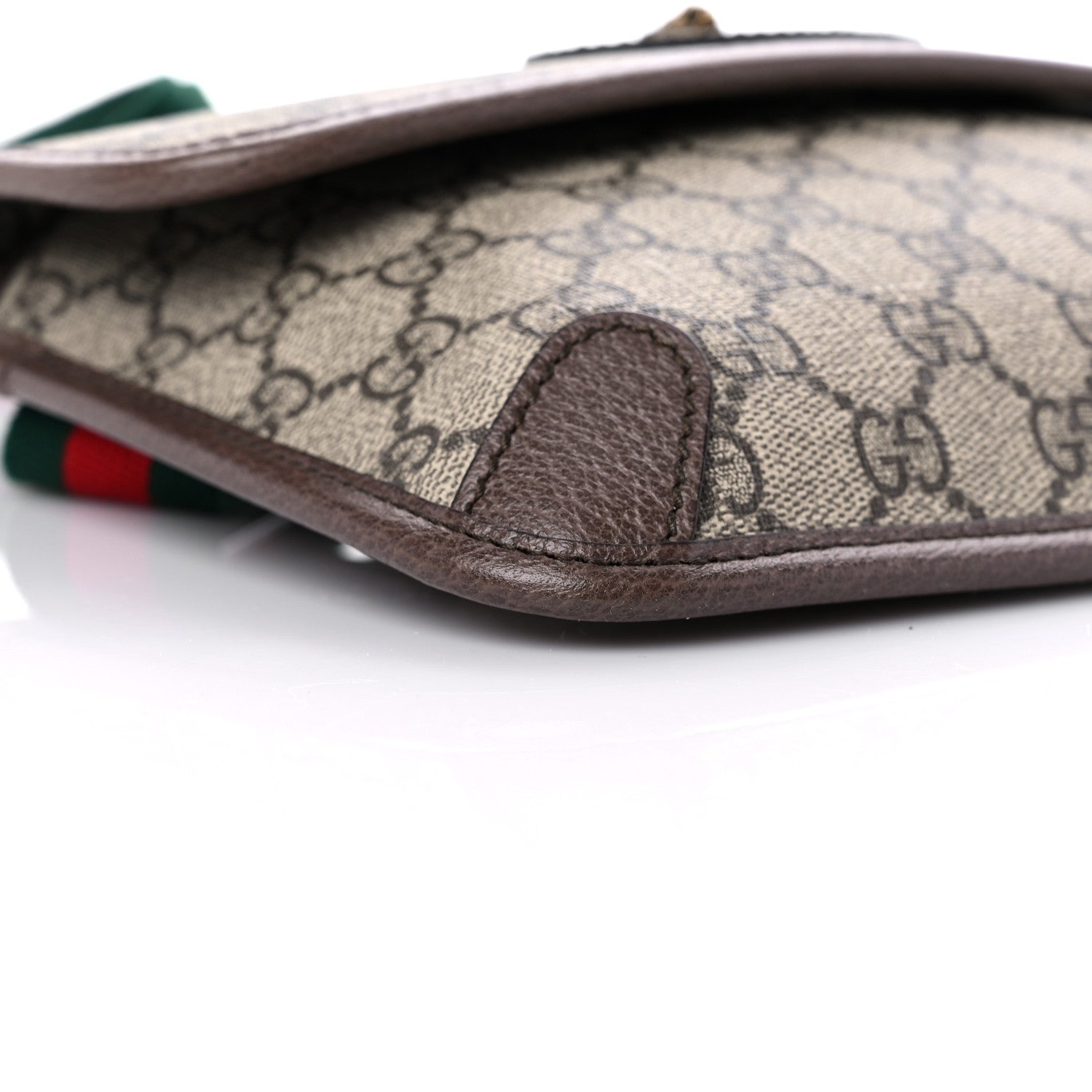 Gucci GG Supreme Monogram Neo Vintage Web Belt Bag Brown 9 of 11