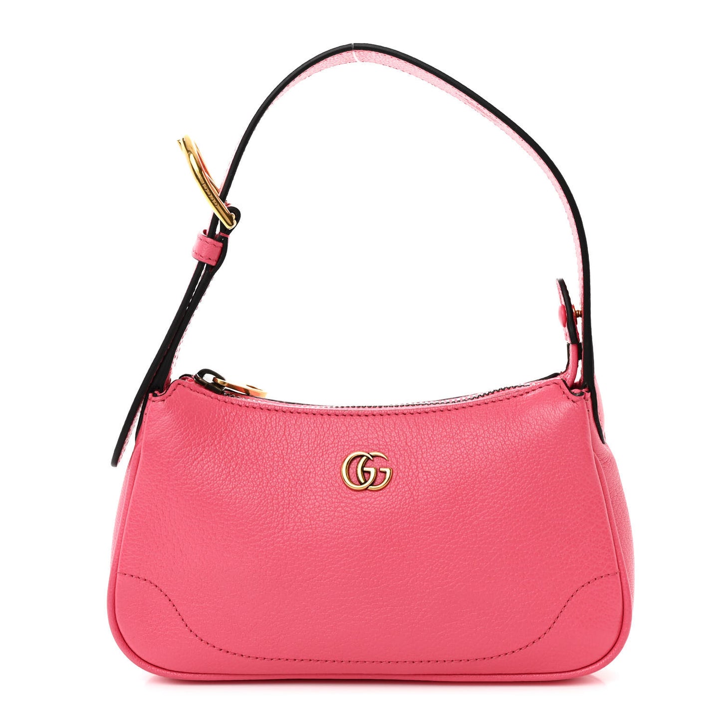 Goatskin Mini Aphrodite Shoulder Bag Rhodamine Pink