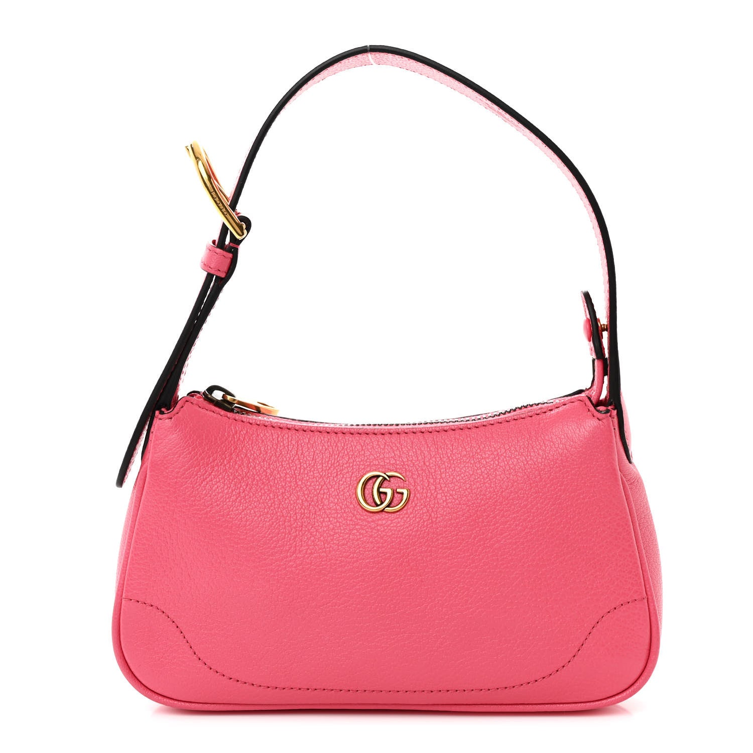 Gucci Goatskin Mini Aphrodite Shoulder Bag Rhodamine Pink 1 of 10