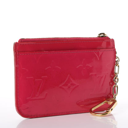 Louis Vuitton Vernis Key Pouch Rose Pop 3 of 10