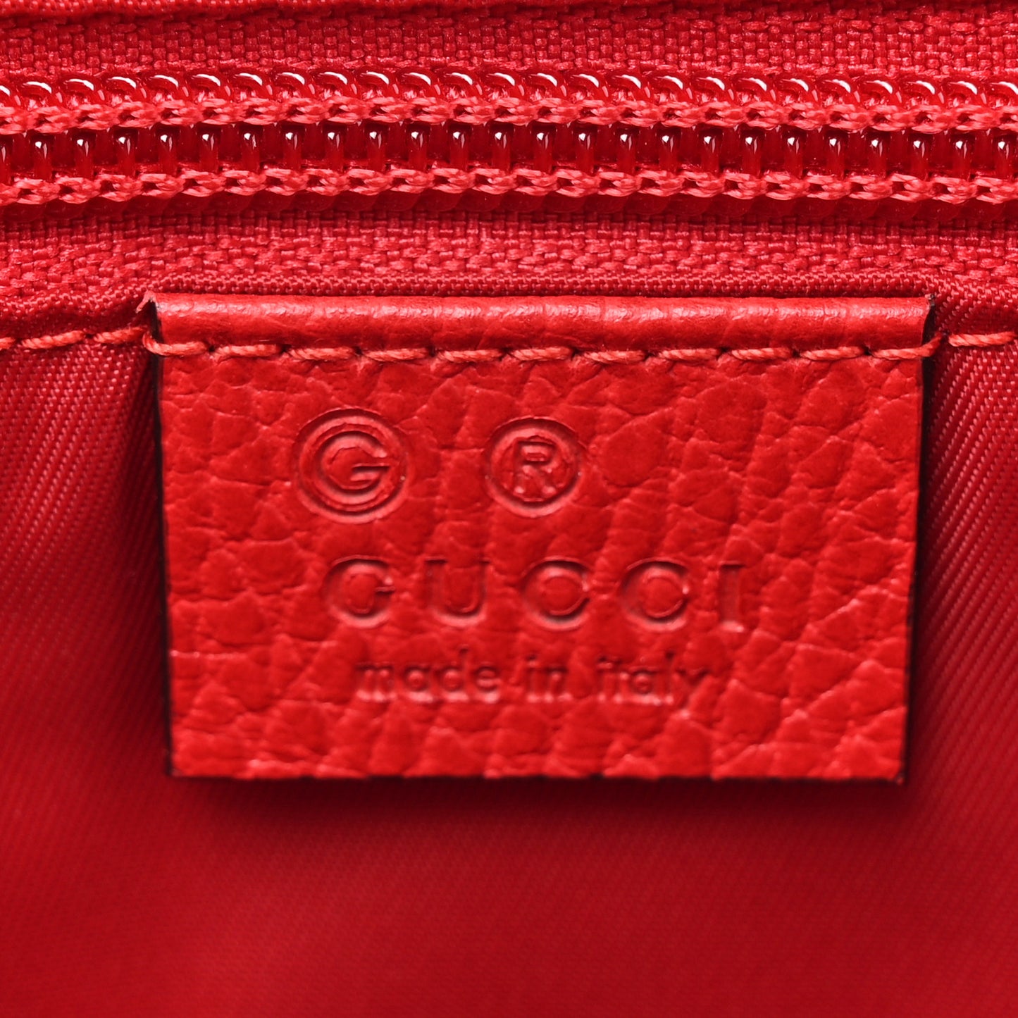 Nylon Monogram Double Buckle Flap Messenger Bag Vibrant Red