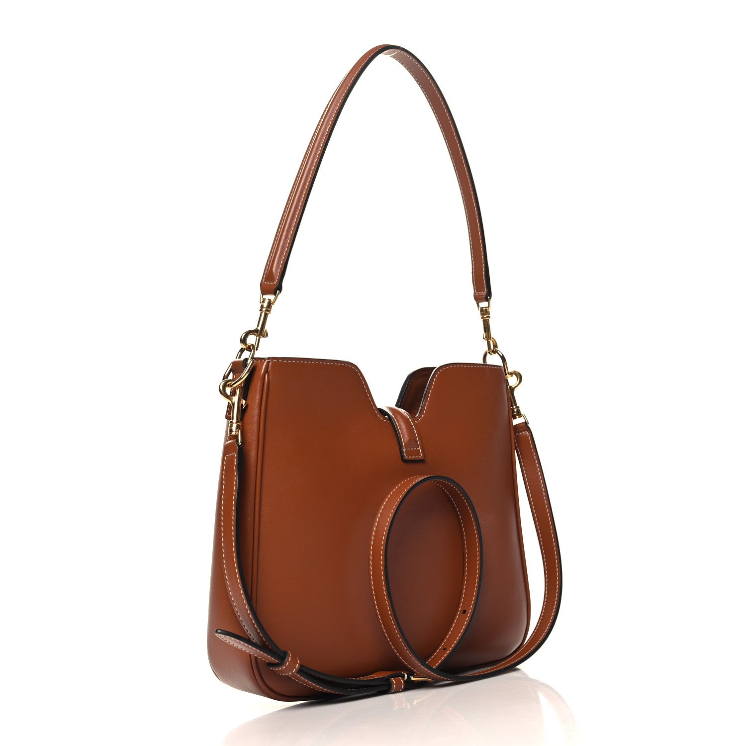 Celine Smooth Calfskin Small Camille 16 Soft Bag Tan 3 of 9