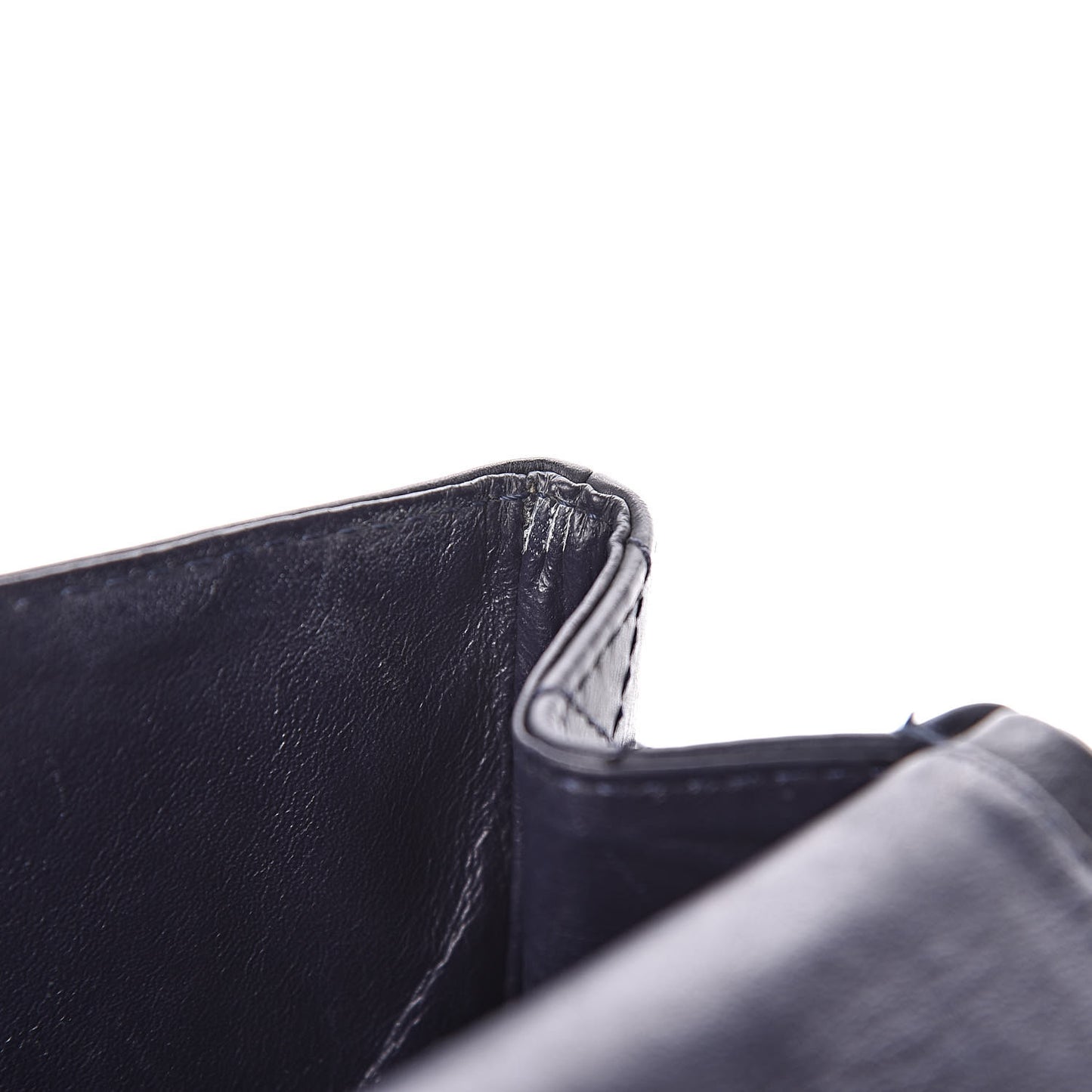 Aged Calfskin Quilted 2.55 Reissue 227 Flap Navy Blue