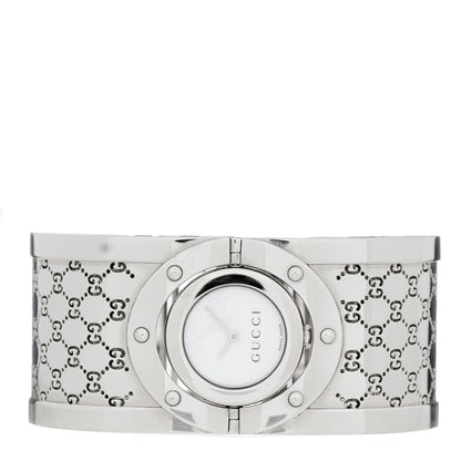 Gucci Stainless Steel Mother of Pearl 33mm Twirl Quartz Watch 2 of 5