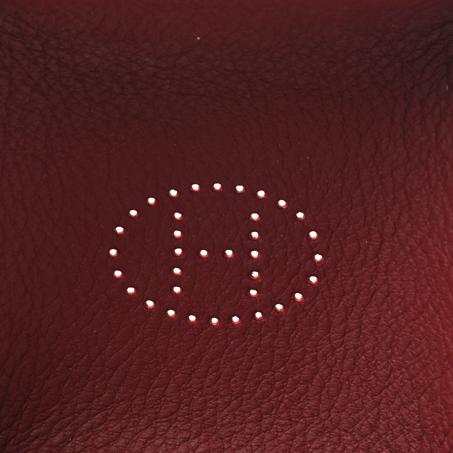 Hermes Taurillon Clemence Felt Bridge Mises et Relances Change Tray Orange Rouge H 4 of 5