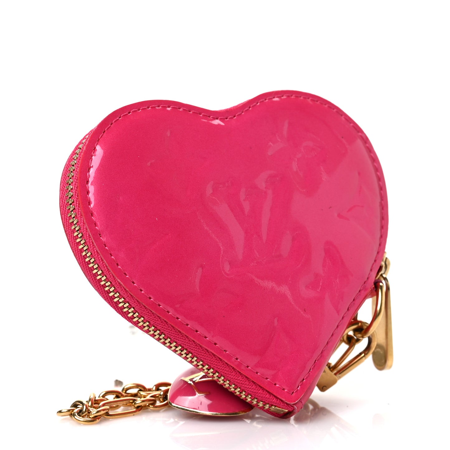 Vernis Heart Coin Purse Rose Pop