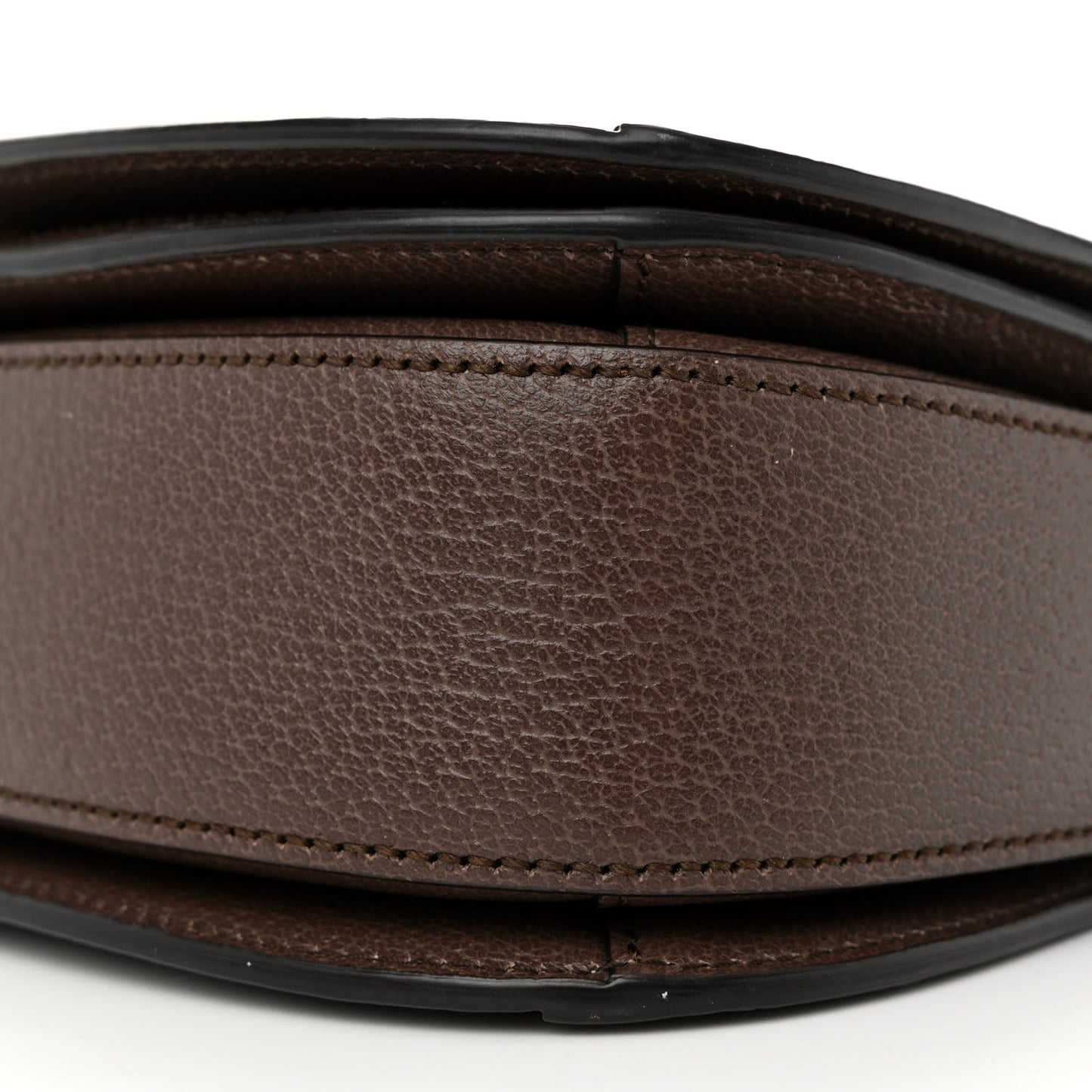 GG Supreme Monogram Web Small Ophidia Flap Messenger Bag Brown