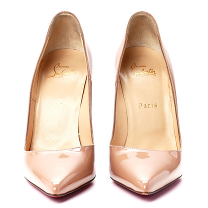 Christian Louboutin Patent So Kate 100 Pumps 39.5 Nude 2 of 8