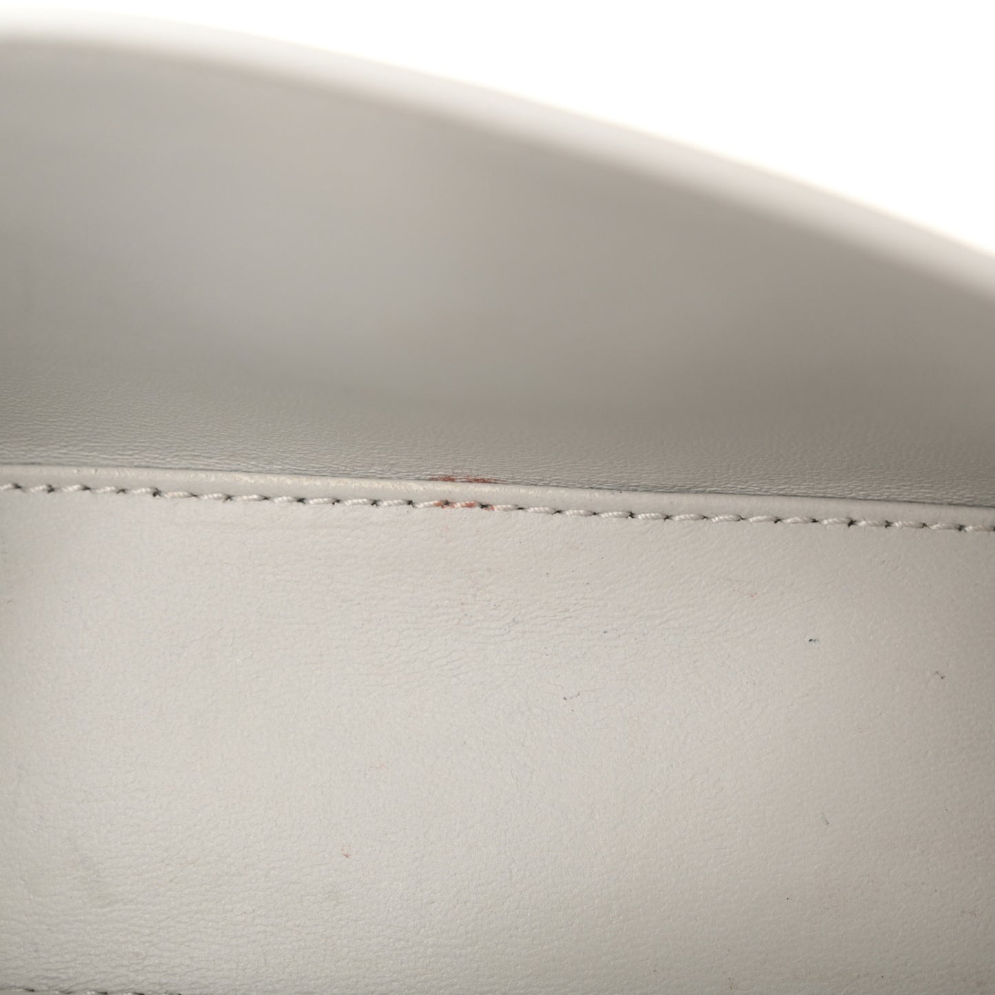 Shiny Calfskin Crocodile Embossed Small Hourglass Evening Chain Bag White