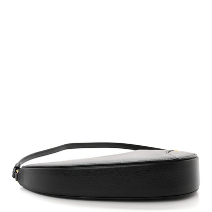 Christian Dior Goatskin Saddle Rodeo Pouch Black 4 of 11