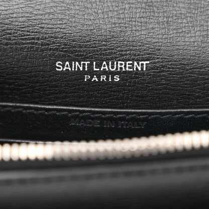 Saint Laurent Calfskin Monogram Sunset Chain Wallet Black 6 of 10