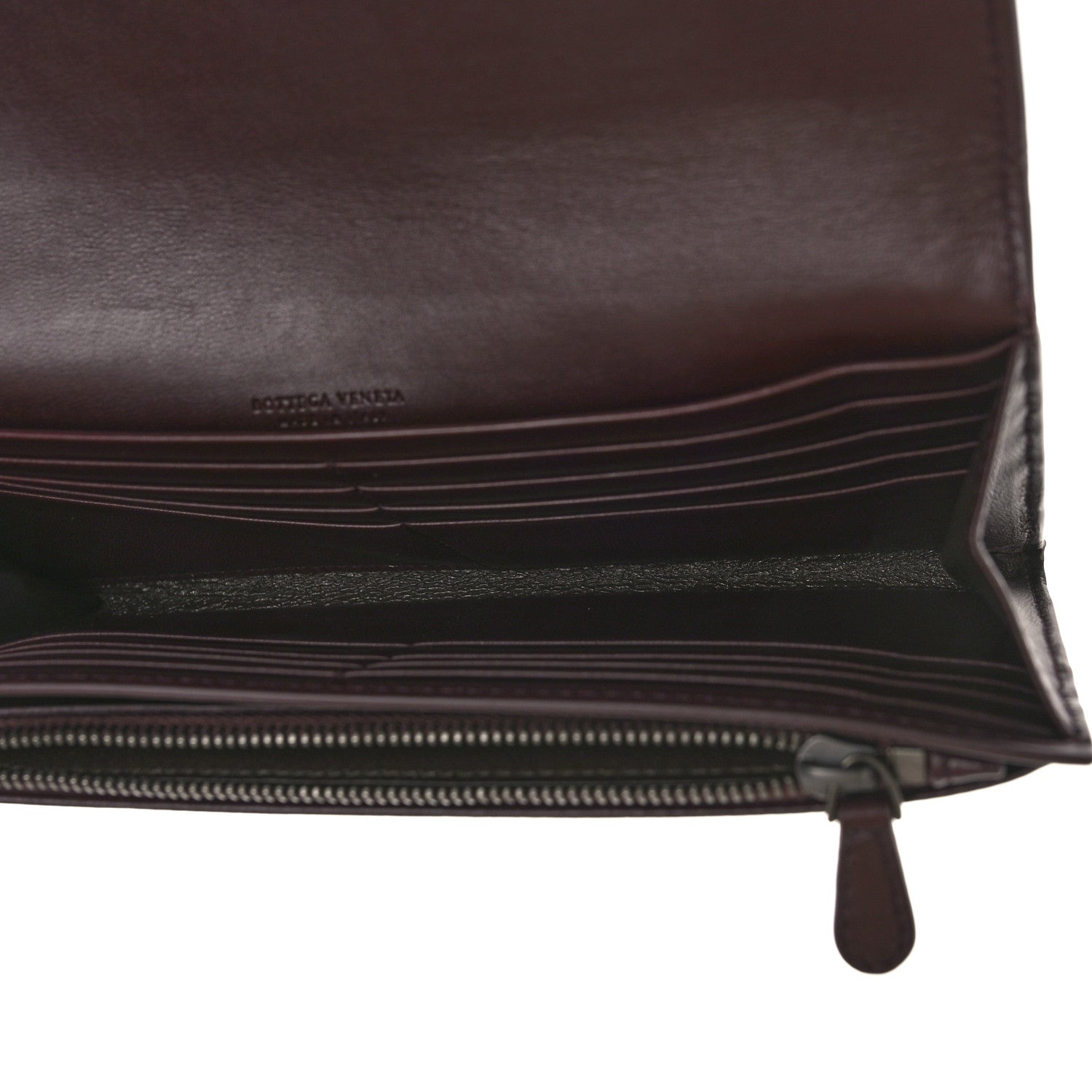 Bottega Veneta Nappa Intrecciato Continental Flap Wallet Bordeaux 5 of 8