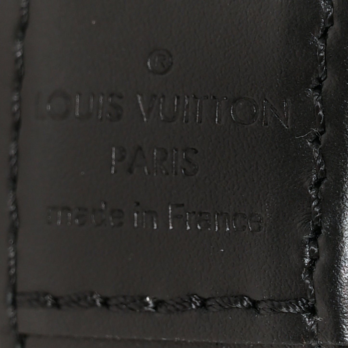 Patent Calfskin Laced Monogram Alma PM Black