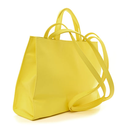 Telfar Vegan Leather Medium Shopping Bag Margarine 3 of 9