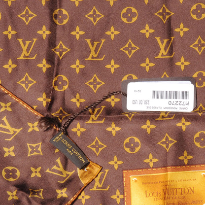 Louis Vuitton Silk Monogram Classic Square Scarf 3 of 3