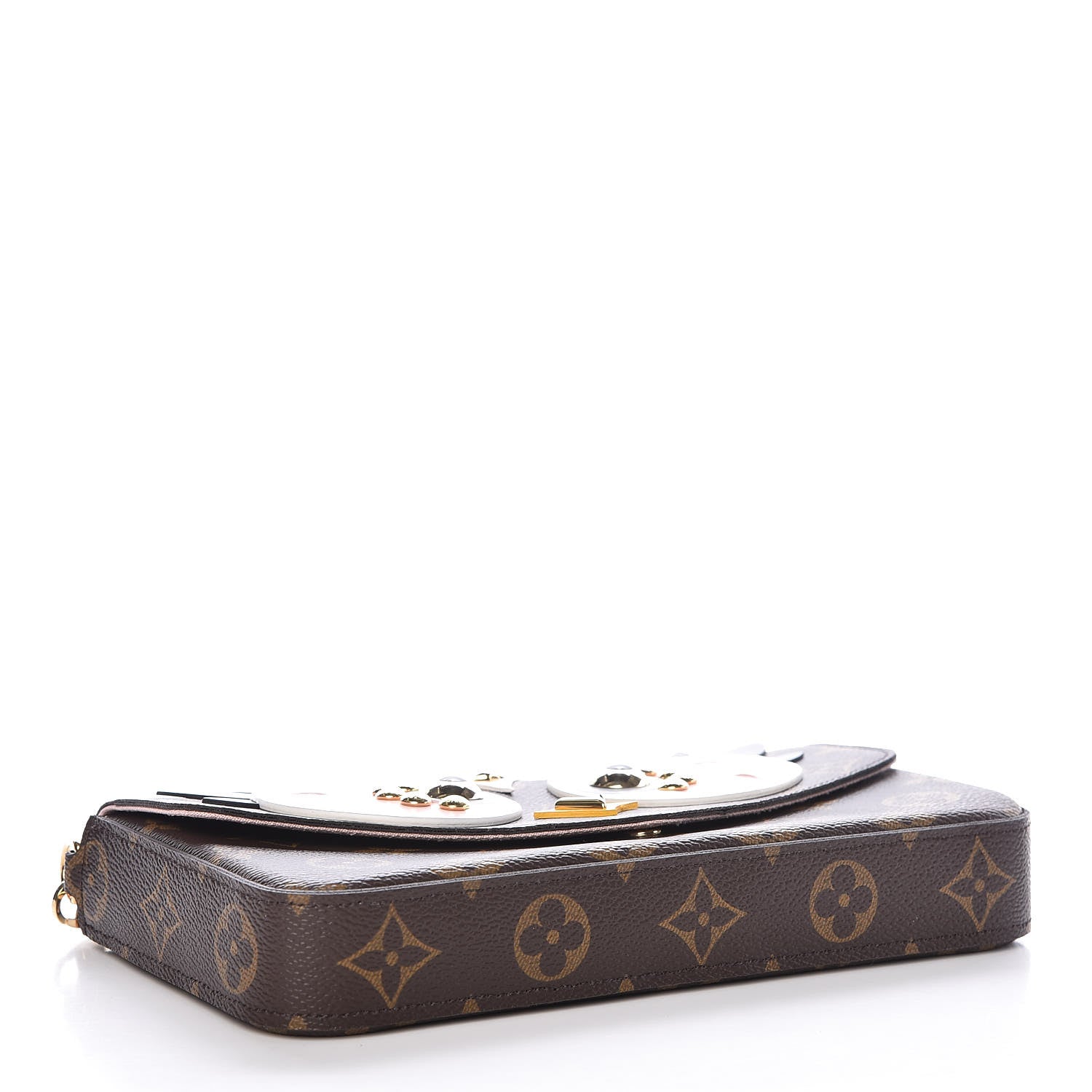 Louis Vuitton Monogram Lovely Birds Pochette Felicie Chain Wallet 5 of 11