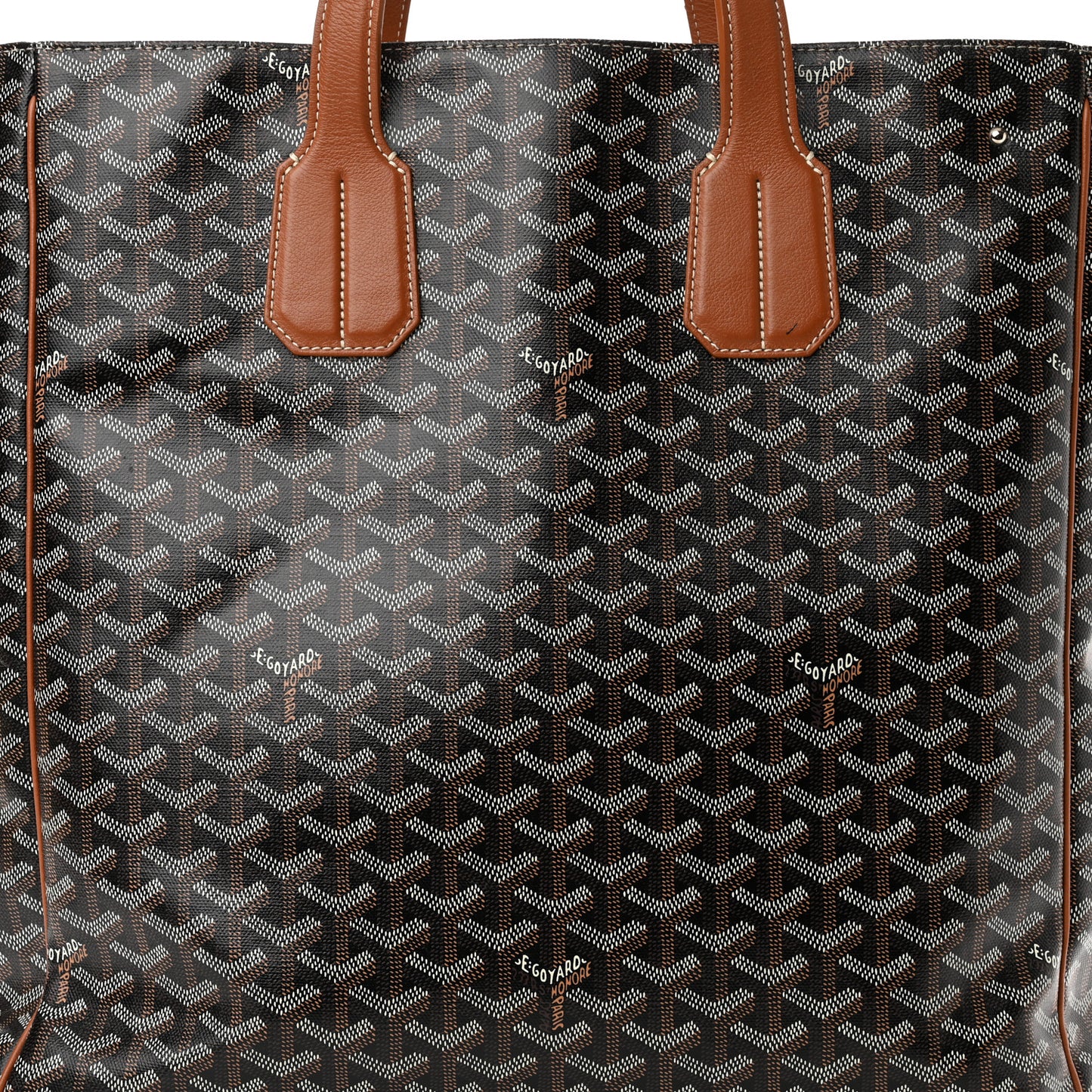 Goyardine Voltaire III Tote Black Gold