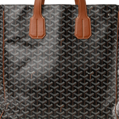 Goyard Goyardine Voltaire III Tote Black Gold 8 of 14