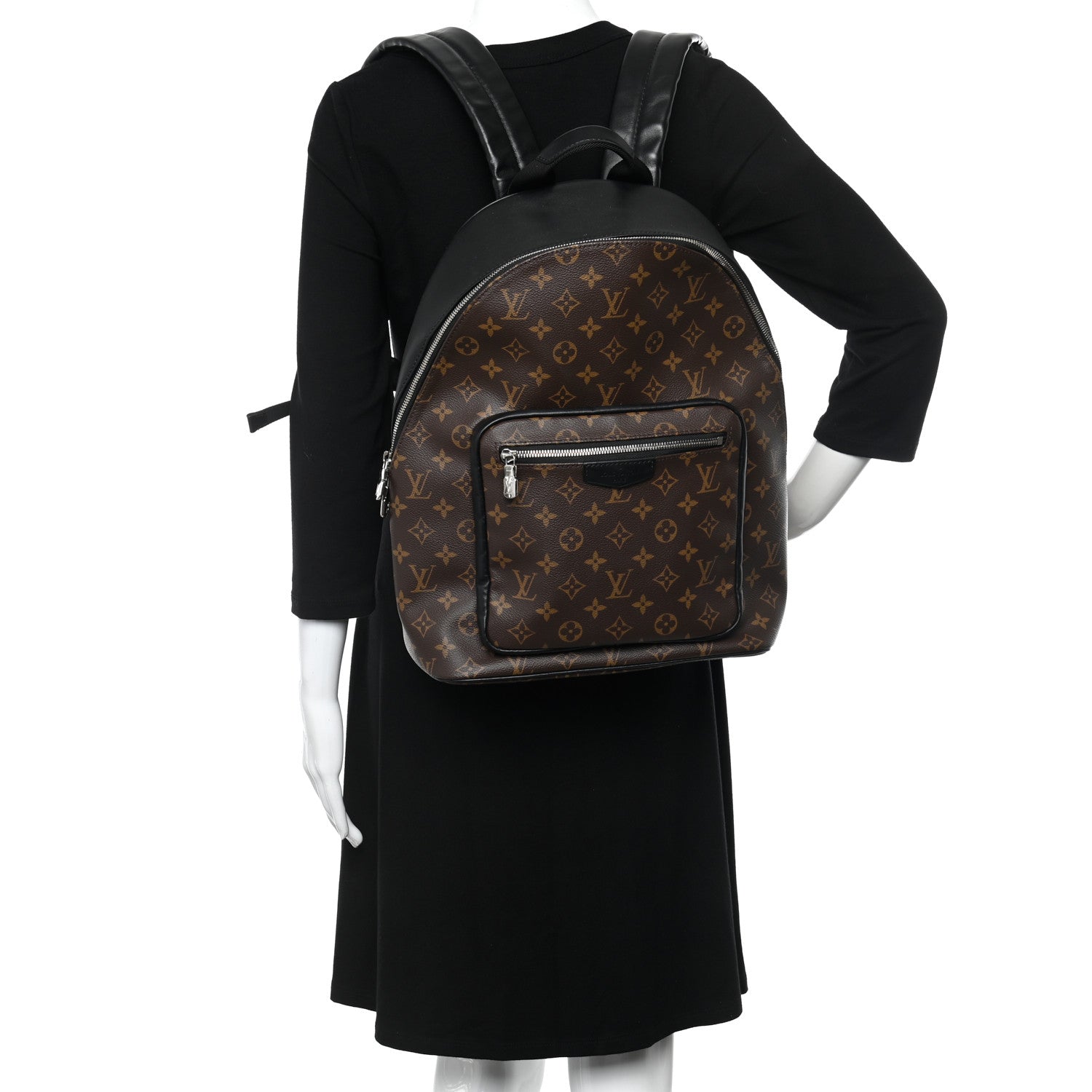 Louis Vuitton Monogram Macassar Josh NM Backpack 2 of 9