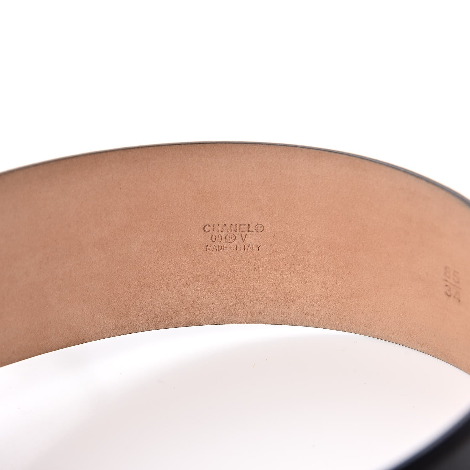 Chanel Calfskin CC Belt 85 34 Black 6 of 7