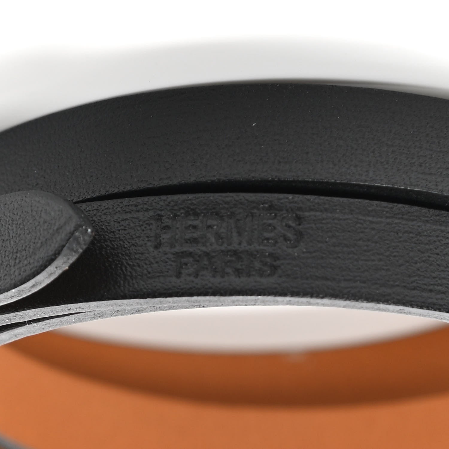 Hermes Chamonix Hapi 3MM Triple Tour Wrap Bracelet M Black 4 of 8
