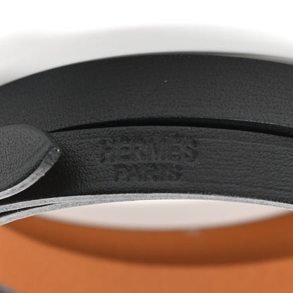 Hermes Chamonix Hapi 3MM Triple Tour Wrap Bracelet M Black 4 of 8