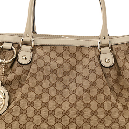 Gucci Monogram Medium Sukey Top Handle Tote Off White 9 of 12