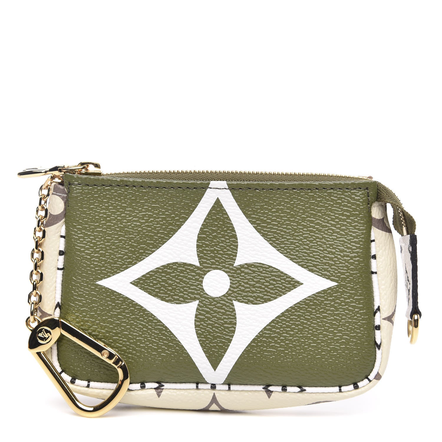 Louis Vuitton Monogram Giant Micro Pochette Accessories Kaki White 1 of 8
