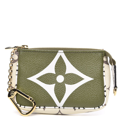 Louis Vuitton Monogram Giant Micro Pochette Accessories Kaki White 1 of 8