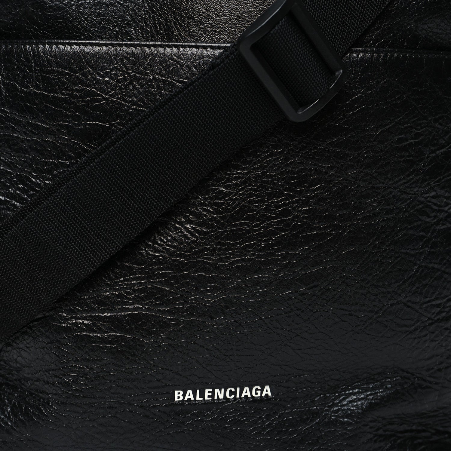 Balenciaga Agneau Arena Explorer Tote Bag with Strap Black 10 of 12
