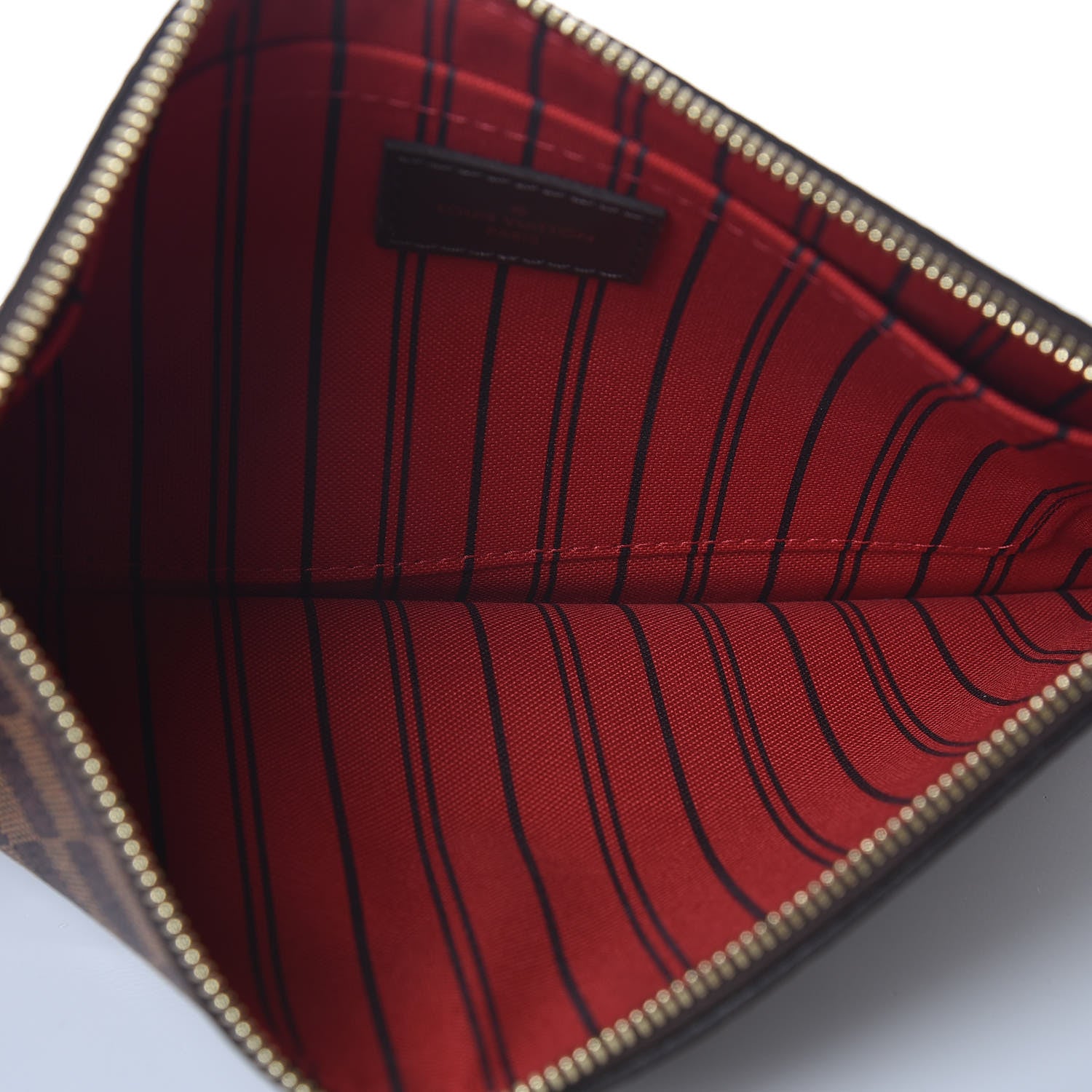 Louis Vuitton Damier Ebene Neverfull MM GM Pochette 5 of 7