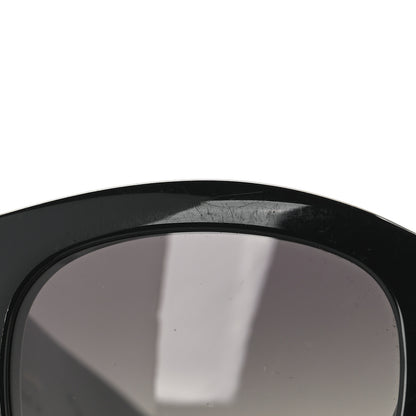 Louis Vuitton Acetate LV Empreinte Round Sunglasses Z1607E Black 8 of 9
