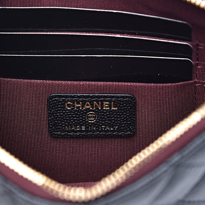 Chanel Caviar Quilted Small Pouch Black 6 of 10