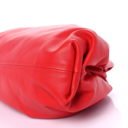 Bottega Veneta Smooth Butter Calf The Pouch Oversized Clutch Bright Red 9 of 9