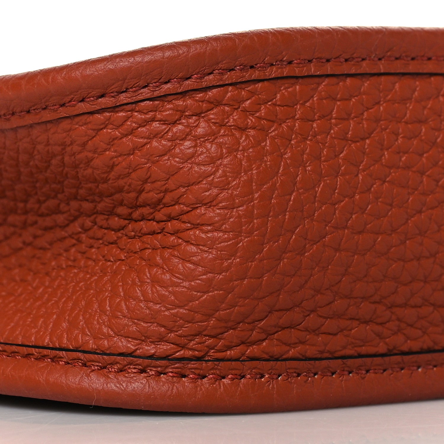 Hermes Taurillon Clemence Maxi Quadrille Evelyne TPM Cuivre Capucine Parme Rouge Duchess 9 of 11