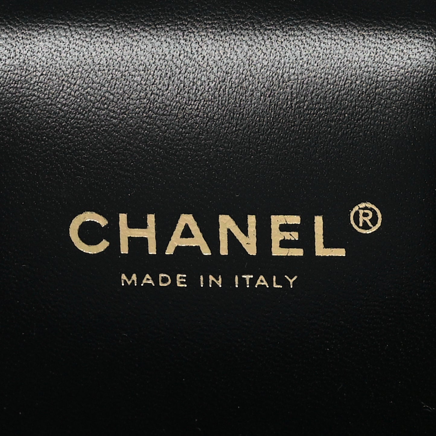 Caviar Quilted Small CC Vanity Case Black